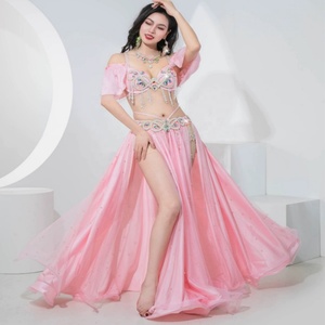 Nuovo corsetto con nappe in rilievo da donna gonna per danza del ventre <span class=keywords><strong>Sexy</strong></span> da discoteca Set Costume da ballo del ventre - Product Image 2