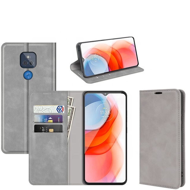 For Motorola G Play 5G 2026 G32 Phone Luxury Eco-friendly Classy Silky Skin Feeling Leather Flip Wallet Case