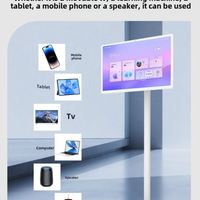 Téléviseur intelligent multimédia portable ZhengFeng 21,5 pouces, série Best Friend, avec fonction de mise en miroir sans fil, longue durée de vie de la batterie, 120 Hz