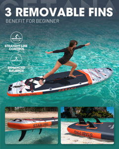 Envío Rápido de Fábrica: Tabla de Paddle Surf Inflable de Doble Capa Estable 11'6''*35''*6'' CT17/9 Diseño Estable E - Product Image 6