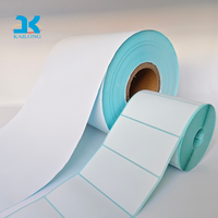 Proveedor OEM de Papel Térmico Liso con Base de Vinilo, Autoadhesivo, Ecológico, Convertidores de Etiquetas, Sin Necesidad de Recubrimiento, Listo para Códigos de Barras y QR