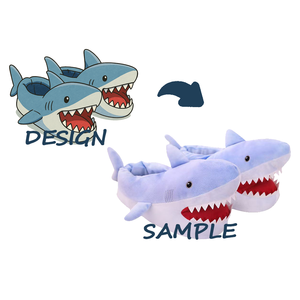 Pantuflas de Peluche Personalizadas con Diseño de Animales, Relleno de Algodón PP y Forro de Malla - Product Image 1