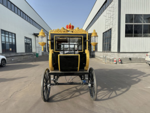 Fournisseur d'usine professionnel : Chariot de chevaux de luxe pour mariage royal et tourisme, idéal pour les attractions touristiques - Product Image 4