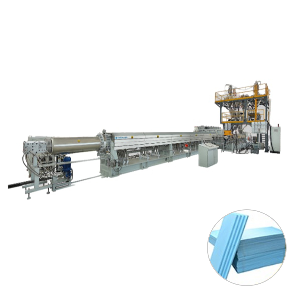 CO2/Enathol Extruder polystyrene Board line automatic xps foam machine