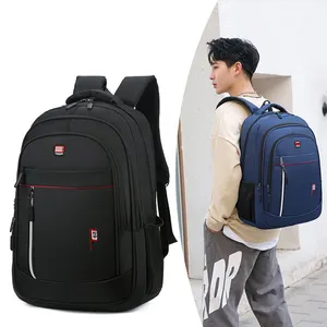 OMASKA مخصص mochila حقيبة ظهر 20 بوصة الرجال كلية سوداء أكياس الحقائب المدرسية على ظهره حقيبة كمبيوتر محمول على ظهره