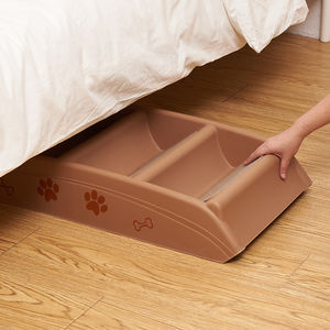 Escaliers en plastique mignons et pliants pour animaux de compagnie pour lits hauts durables, intérieurs et extérieurs, 4 marches pour chiens et chats, vente en gros et bon marché - Product Image 5