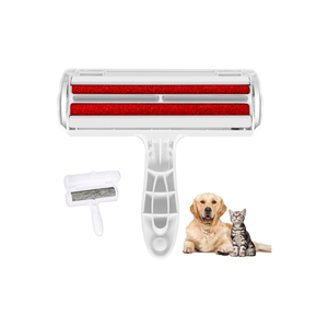 Wholesale <b>Pet</b> Hair Cleaning Two-way Reusable Simple Luxury Dog Hair Remover Roller Sticker Plastic <b>Brush</b> Certified - Product Image 1