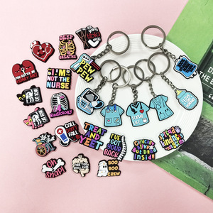 Martial Arts Cartoon Zinc Alloy PVC Soft Rubber Non-Toxic Customized Colour Pendant <strong>Keychain</strong> Bulk <strong>Pack</strong> - Product Image 6
