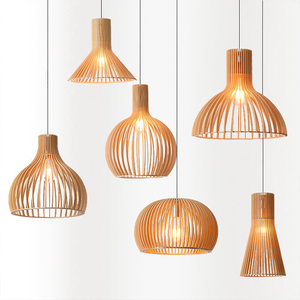 Lampadario di Design Nordico Rustico Intrecciato per Ristorante e <span class=keywords><strong>Cucina</strong></span> Plafoniera a Sospensione Moderna a Globo in Bambù con Luci a LED - Product Image 1