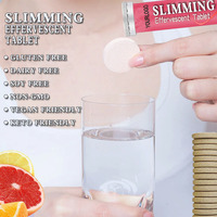 Comprimés effervescents de vitamines détoxifiantes amincissantes de marque privée haut de gamme avec Garcinia Cambogia pour adolescents et adultes OEM