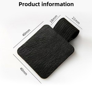 Porte-stylo en cuir PU auto-adhésif avec manchon élastique pour stylo à tablette Accessoire fixe pour ordinateur portable et calendrier - Product Image 2
