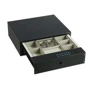 Z864-A Luxury Interior Safes Wardrobe Jewelry Drawer Safe Box Cash Box Fingerprint Password Hidden Safe For Money Hotel