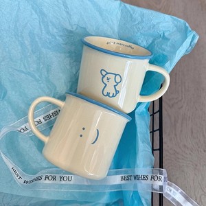 Vintage Enamel Style <b>Ceramic</b> Mug Personalized Coffee <b>Cup</b> Customized Mug with logo - Product Image 6