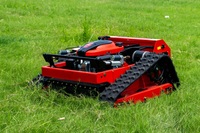 Économie de main-d'œuvre 360 °   Tondeuse à gazon hybride sur chenilles Flex 680m télécommandée 2333 ㎡ Coupe-herbe RC de 550 mm pour terrain de sport