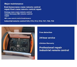 Inspection et réparation gratuites 4 5 6 7 8 leviers joystick hydraulique vanne mécanique pompe à béton grue kits de télécommande radio - Product Image 6