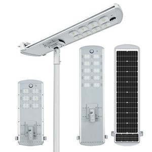 Lámpara Solar de Calle de Aleación de Aluminio con Autolimpieza, 200W, IP65, LED con Sensor Crepuscular, 3 Años de Garantía, Ideal para Carreteras - Product Image 1
