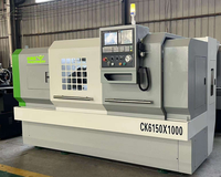 Tour CNC à lit plat automatique à broche simple robuste CK6150-1500 avec commande GSK
