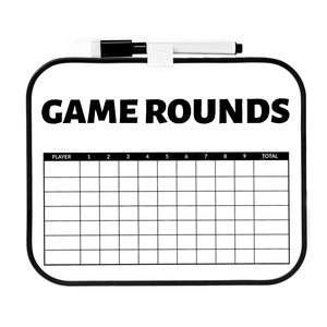 Tabellone Segnapunti Sportivo Personalizzato Riutilizzabile, Portatile e Cancellabile a Secco con Pennarelli per Tornei di Calcio e Allenamenti - Product Image 1