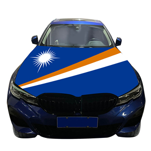 Vente en gros 120x150cm <span class=keywords><strong>les</strong></span> î<span class=keywords><strong>les</strong></span> Marshall housses de capot de voiture drapeau abordable résistant à l'usure et durable couverture de capot de moteur de voiture - Product Image 4