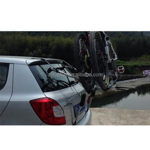 Porte-vélos universel en acier à fixation sur attelage, style suspendu, inclinable, porte-bagages pour <span class=keywords><strong>vélo</strong></span>, porte-vélos arrière - Product Image 4