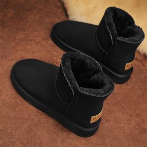 Stivali da Neve Corti Invernali da Uomo, Bestseller, <span class=keywords><strong>con</strong></span> Tomaia in Pelle e Interno in Pelliccia, Design Antiscivolo e Leggero - Product Image 6