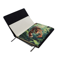 Qualisub Carnet de notes en PU à sublimation détachable et réutilisable taille A5 transfert thermique Carnet de notes en simili cuir taille A5