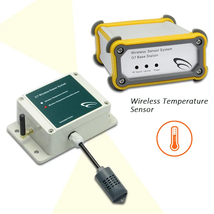 Industrial temperature sensor wireless weather station data remote data monitoring digital temperature and humidity controller