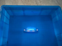 Panneau solaire à coque en aluminium avec 6 LED, clous de signalisation routière semi-lune étanches à montage mural, produits d'avertissement de circulation