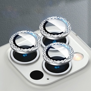 Per <span class=keywords><strong>iPhone</strong></span> <span class=keywords><strong>12</strong></span> 13 14 <span class=keywords><strong>copertura</strong></span> di protezione dell'obiettivo della <span class=keywords><strong>fotocamera</strong></span> 3d metallo vetro temperato diamante pellicola di protezione dell'obiettivo per <span class=keywords><strong>iPhone</strong></span> 13 mini - Product Image 6