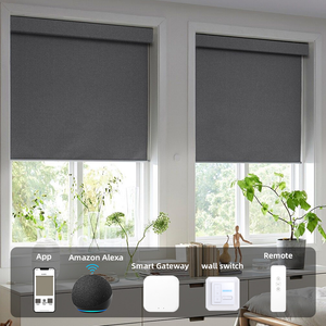 Persianas Enrollables Eléctricas Personalizadas de Alta Calidad, Cortinas Duraderas, Tela de Protección Solar para Ventanas - Product Image 1