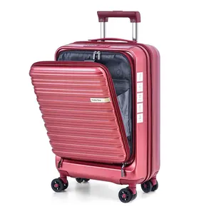 Лидер продаж, 2024, деловые расширяемые 20-дюймовые сумки для чемоданов с открытой передней кабиной, ручной клади, дорожный Багаж, maletas de viaje mujer