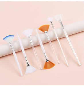Esthéticienne visage Applicateur soft mix masque unique peeling facial Acide beauté spa outils Cosmétique mini single <span class=keywords><strong>Maquillage</strong></span> Fan Brush - Product Image 2