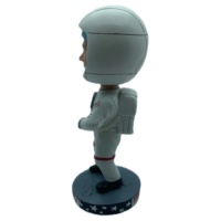 Figurine Personnalisée Astronaute pour Décoration Maison et Voiture – Ornements en Résine, Collection de Figurines, Modèle Bobblehead, Statue d'Astronaute