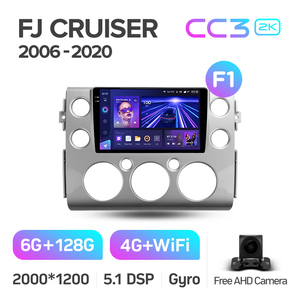 Teyes CC3 2K Car DVD Player cho Toyota FJ Cruiser J15 2006 - 2020 9 inch GPS Android Navigation Car DVD Player - Product Image 4