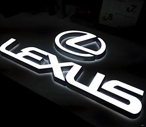 Letras 3D de Acero Inoxidable Personalizadas Sin Pedido Mínimo, Letrero Comercial para Exteriores con Iluminación Frontal LED, Letrero Luminoso 3D de Acrílico y Metal - Product Image 5