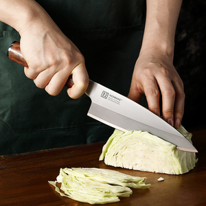 <span class=keywords><strong>Cuchillo</strong></span> de Chef Japonés de Acero Alemán 1.4116, <span class=keywords><strong>Cuchillo</strong></span> para Sashimi y Salmón, Mango de Madera de Palisandro, Gran Venta - Product Image 4