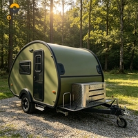 Mini caravane Teardrop, petite caravane de voyage, caravane compacte pour le camping