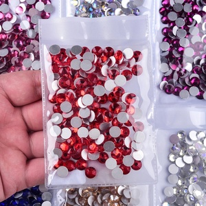 Strass en verre à dos plat Oleeya SS40, grande taille, vente chaude, personnalisables, idéaux pour la décoration DIY et les vêtements - Product Image 2