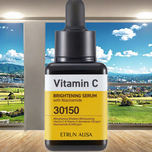 ETRUN ALISA <b>Vitamin</b> <b>C</b> Whitening Brightening Illuminating Serum with Hyaluronic Acid for Face - Product Image 3