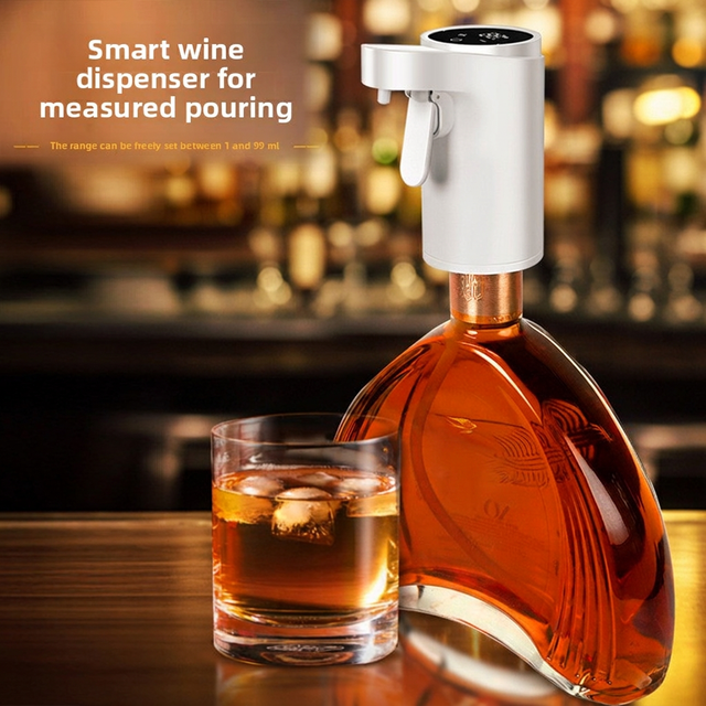 Cross-border New Smart Induction Plastic Wine Dispenser USB-charged Pourer Decanter Aerator Touch-controlled Automatic