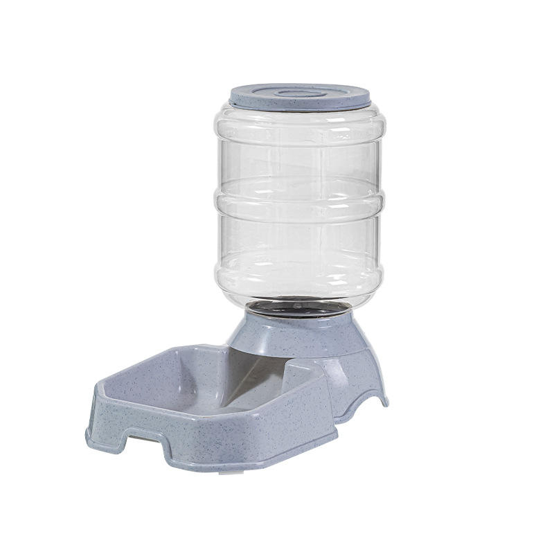 light gray food feeder