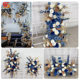 SMOOTH 2026 Nuovo <span class=keywords><strong>Centrotavola</strong></span> Floreale Personalizzato Blu Reale e <span class=keywords><strong>Oro</strong></span>, Composizione Floreale per Decorazioni Matrimoniali - Product Image 6