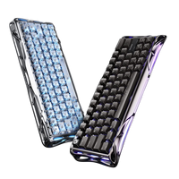 Teclado Mecánico para Juegos GravaStar Mercury V60 Pro, Cableado, Efecto Hall Magnético, Intercambiable en Caliente, RGB, 61 Teclas