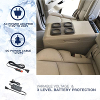 Cordon d'alimentation pour réfrigérateur extérieur 14,5 V 6 A 87 W, mini-réfrigérateur de voiture, congélateur, refroidisseur Alpicool compatible ARB, adaptateur secteur ignifuge