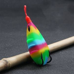 Dernière version 60mm 13.5g Gel de silice simulé grenouille appât poisson-chat tête de serpent réservoir <span class=keywords><strong>leurre</strong></span> <span class=keywords><strong>souple</strong></span> avec Double crochets - Product Image 5