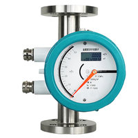 Metal Tube Rotameter Variable Area Flow Meter Local Pointer LCD Display 4~20mA RS485 Explosion Proof for Liquid Oil Water