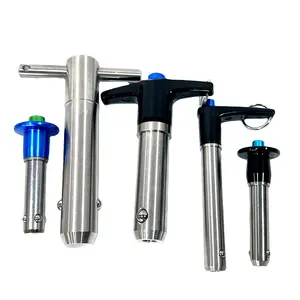 High Quality Stainless Steel Aluminum Anodized Handle T Handle Single Ball Lock Quick Release Pins