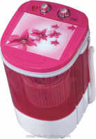 Mini Lave-linge Compact Portable Électrique à Cuve Unique pour Voyage, Chaussettes, Sous-vêtements, Petite Cuve