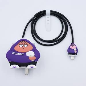 2026 4อิน1สำหรับโทรศัพท์มือถือ Xiaomi <span class=keywords><strong>redmi</strong></span> 33W 67W 90W 120W ปลั๊กชาร์จซิลิโคนรูปการ์ตูนน่ารักฝาครอบหัวเคส - Product Image 3