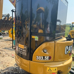 Used Original Cat303.5E SecondHand Mini Excavator CAT302 CAT302.5 CAT303 Hydraulic <b>Tracked</b> 3ton PLC Motor Engine Used Machinery - Product Image 4